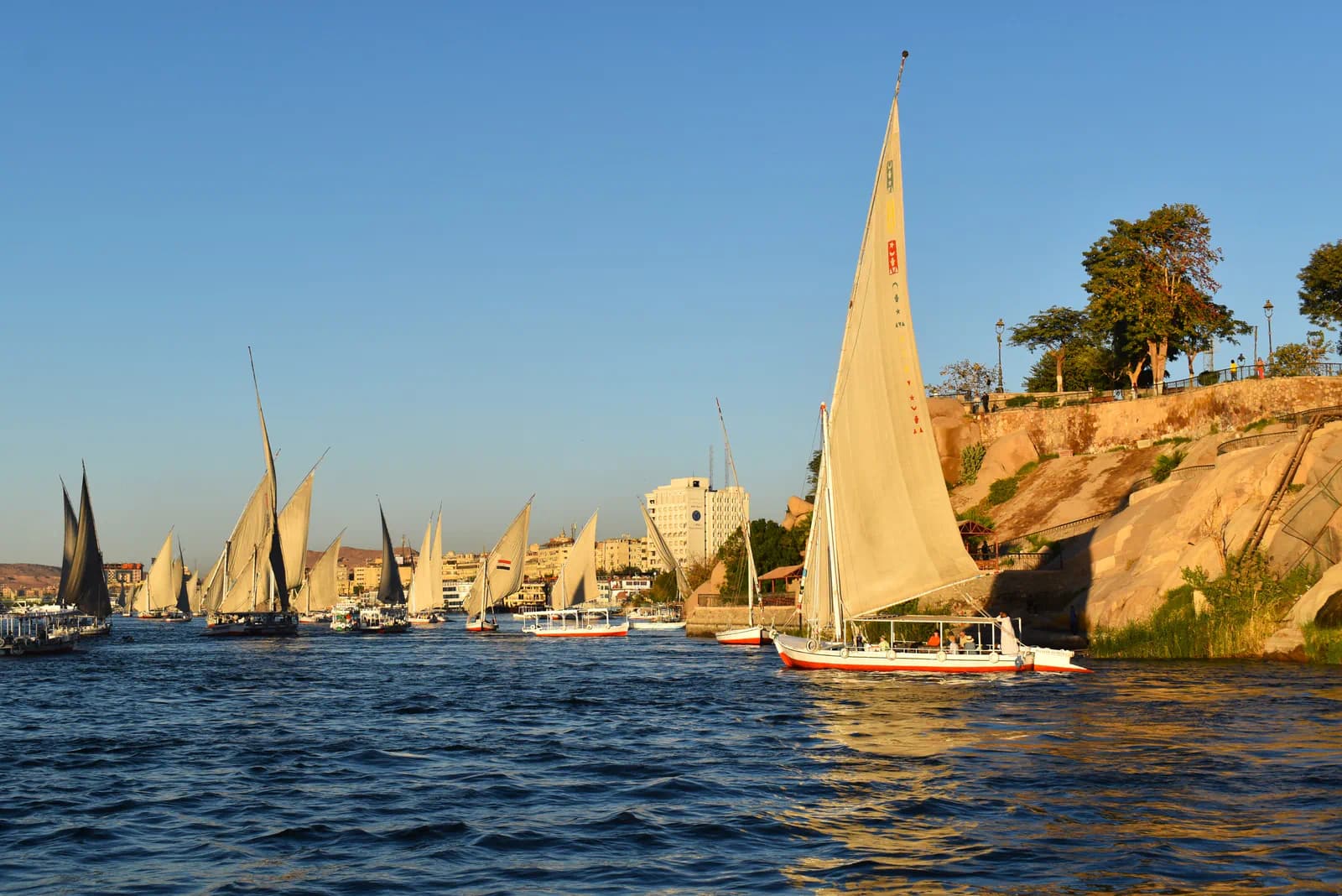Philae Temple surrounded by the Nile